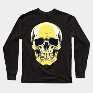 Yellow Skull Long Sleeve T-Shirt